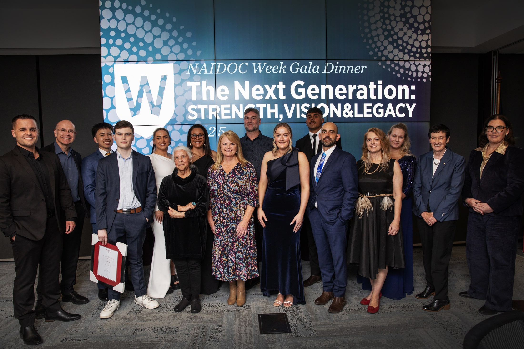 Group Photo at NAIDOC Week Gala Dinner