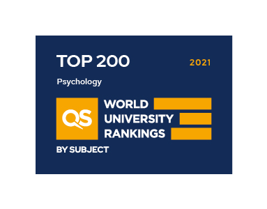 Psychology top 200 QS badge