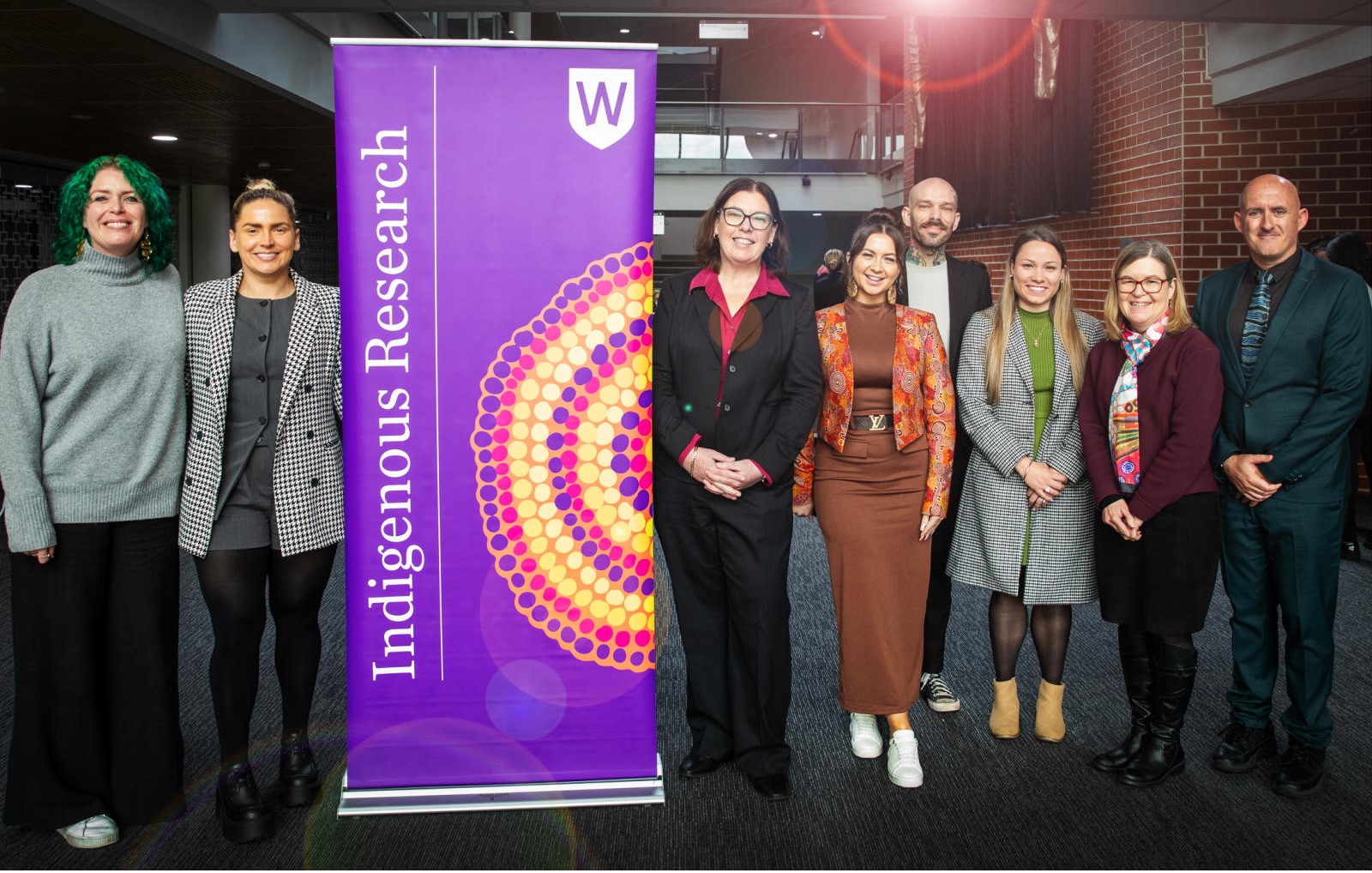 Indigenous student vs staff soccer match