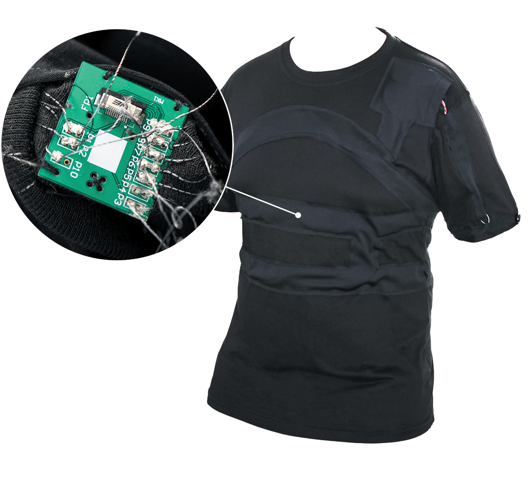 The sensors embedded in the VitalCore can detect tiny changes in blood flow