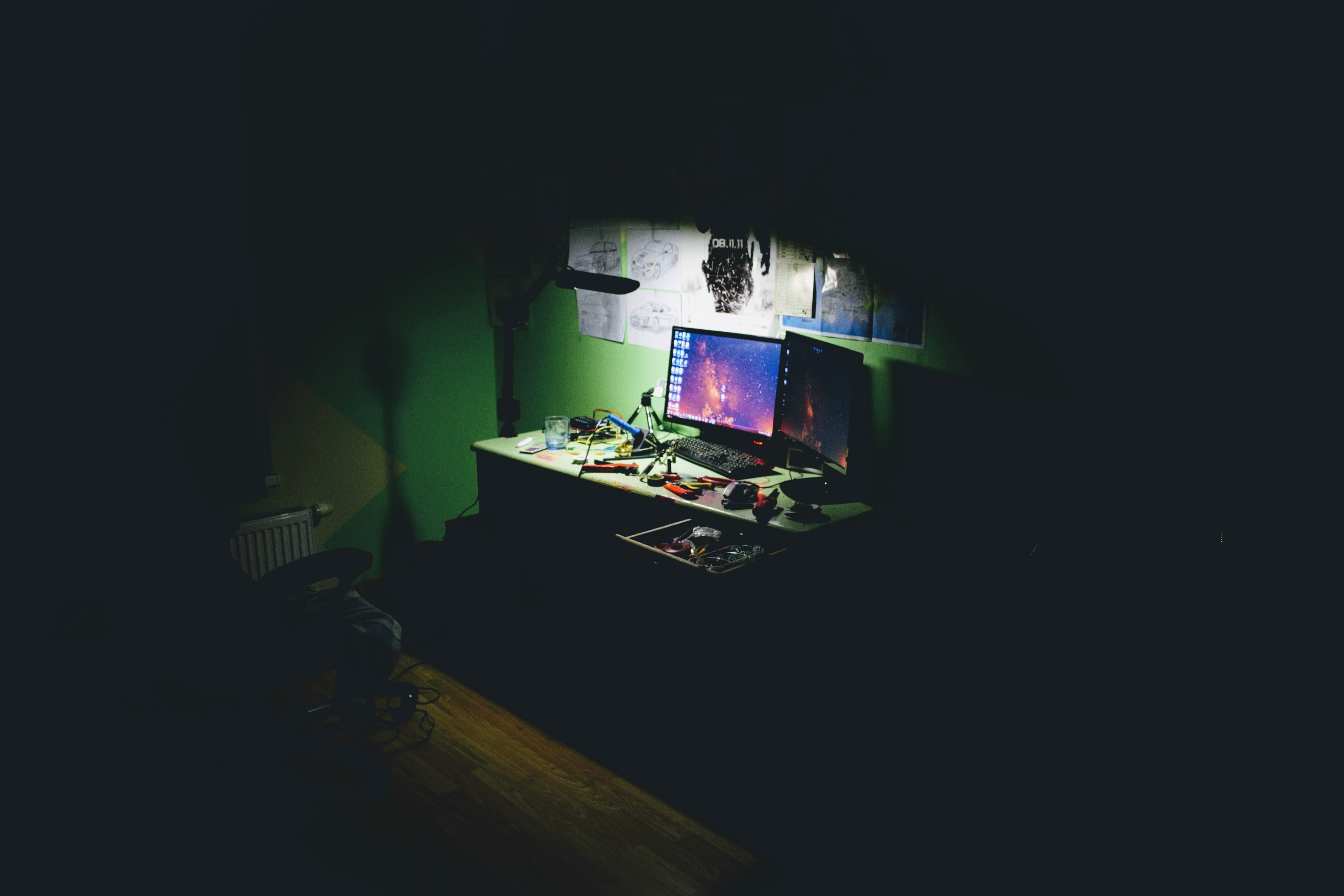 Computer in the dark