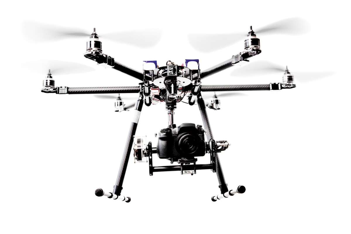 AI-equipped drones are used to detect defects in bridges. 