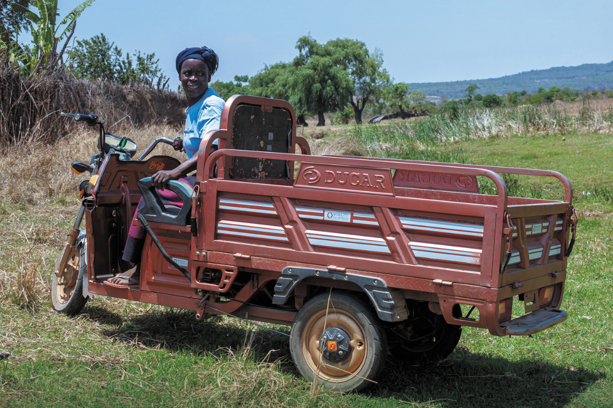 A hamba driver in Wedza, Zimbabwe. 