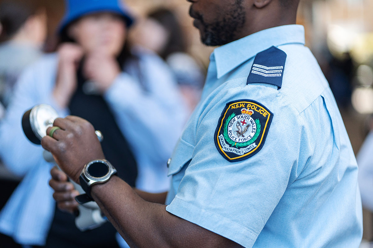 policeman in uniform