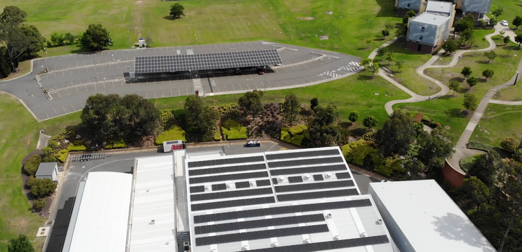 Engineering aerial view