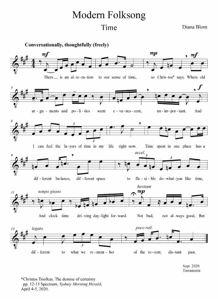 Time - A Modern Folksong