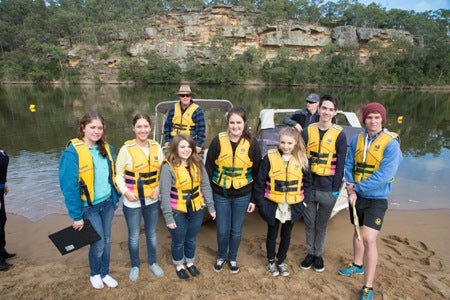 Colo High students - pulse of the river