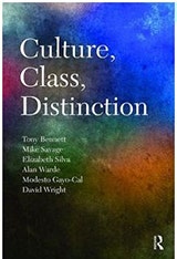 The cover of Culture, Class Distinction