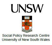 UNSW logo with black text and red symbol
