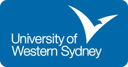 Oval and blue UWS logo