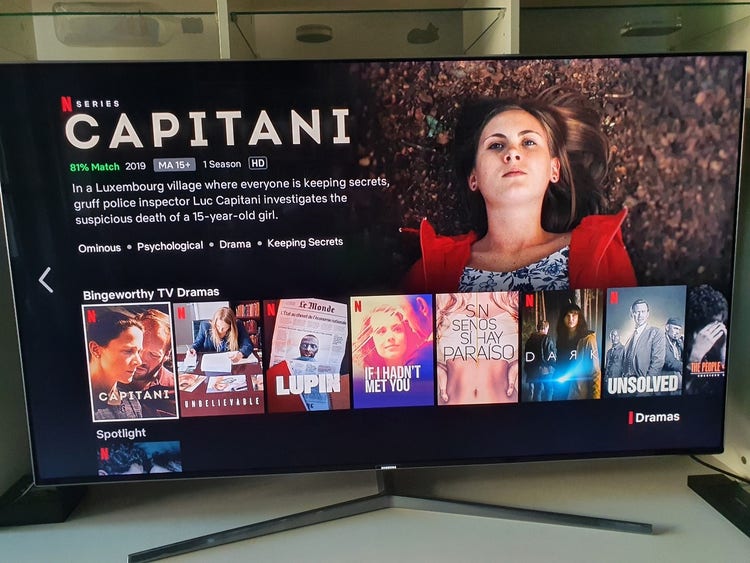 Photo of netflix interface with Bingeworth TV Drama shows