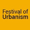 Yellow background with black writing saying Festival of Urbanism