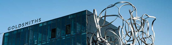 Goldsmiths sign on building