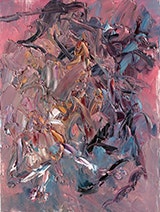 Chen Pings painting: Beasts, Complex Emotions, 2012.