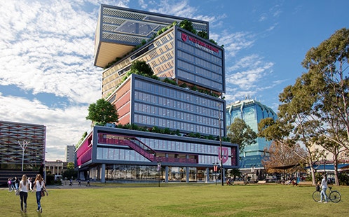Artist impression of the Bankstown City campus.