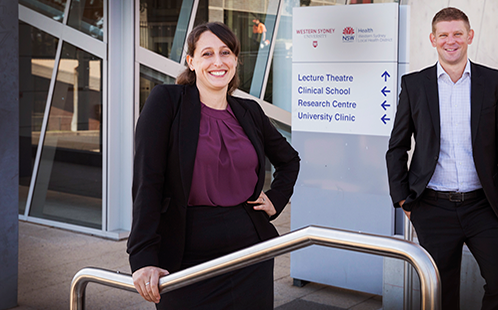 Associate Professor Genevieve Steiner and Dr Caleb Ferguson