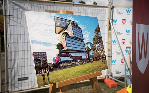 Artist impression of the Bankstown City campus.