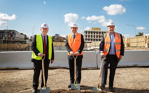 Westmead sod turn