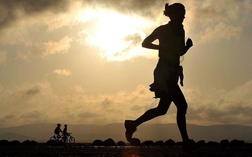 Woman running