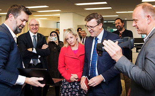 Ministerial visit to Werrington Park Corporate Centre