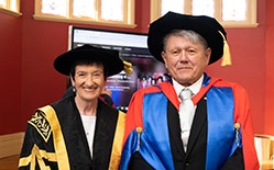 Professor Robert Whittaker AM FRSN & Chancellor, Professor Jennifer Westacott