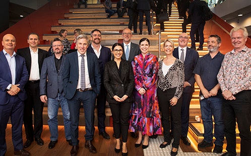 Western and UNSW Sydney staff at launch event