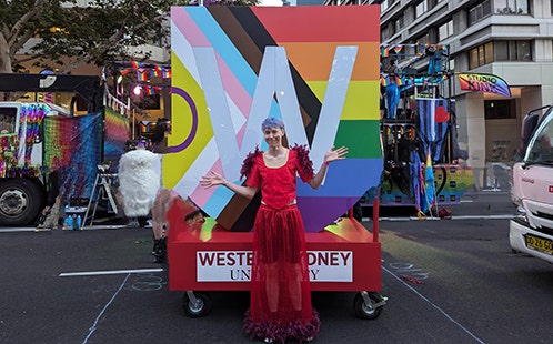 Mardi Gras 2025 - Jelly Van Doorn at the Parade