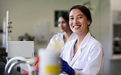 Science Lab and Researcher