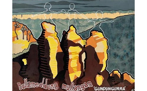 Three Sisters 1998 synthetic polymer paint on MDF board Courtesy the artist