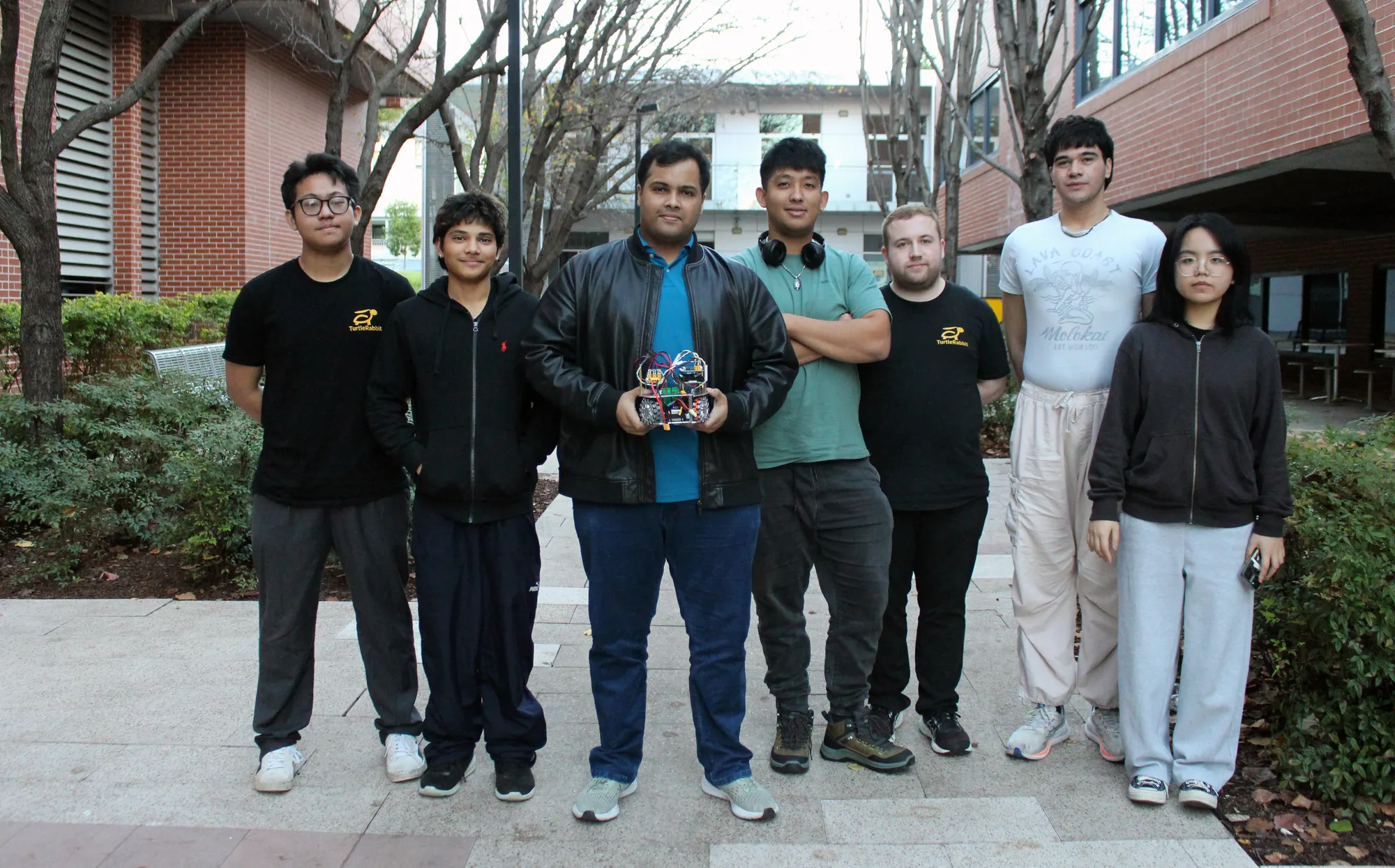 The students taking Australian robot soccer to the world stage