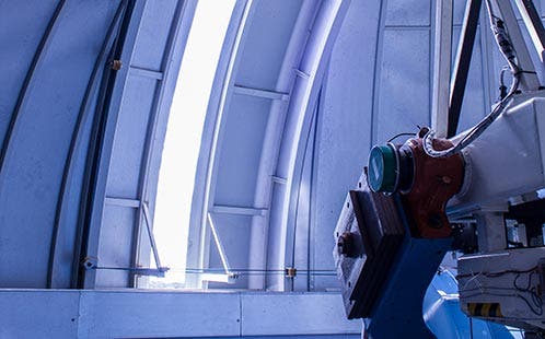 Observatory Telescope Door Opening