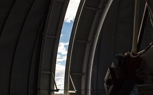 Observatory Telescope Door Opening