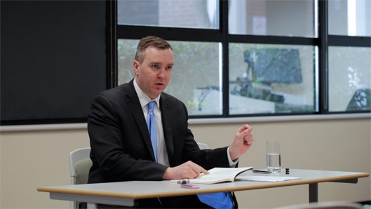 Peter Graton Presenting His Paper