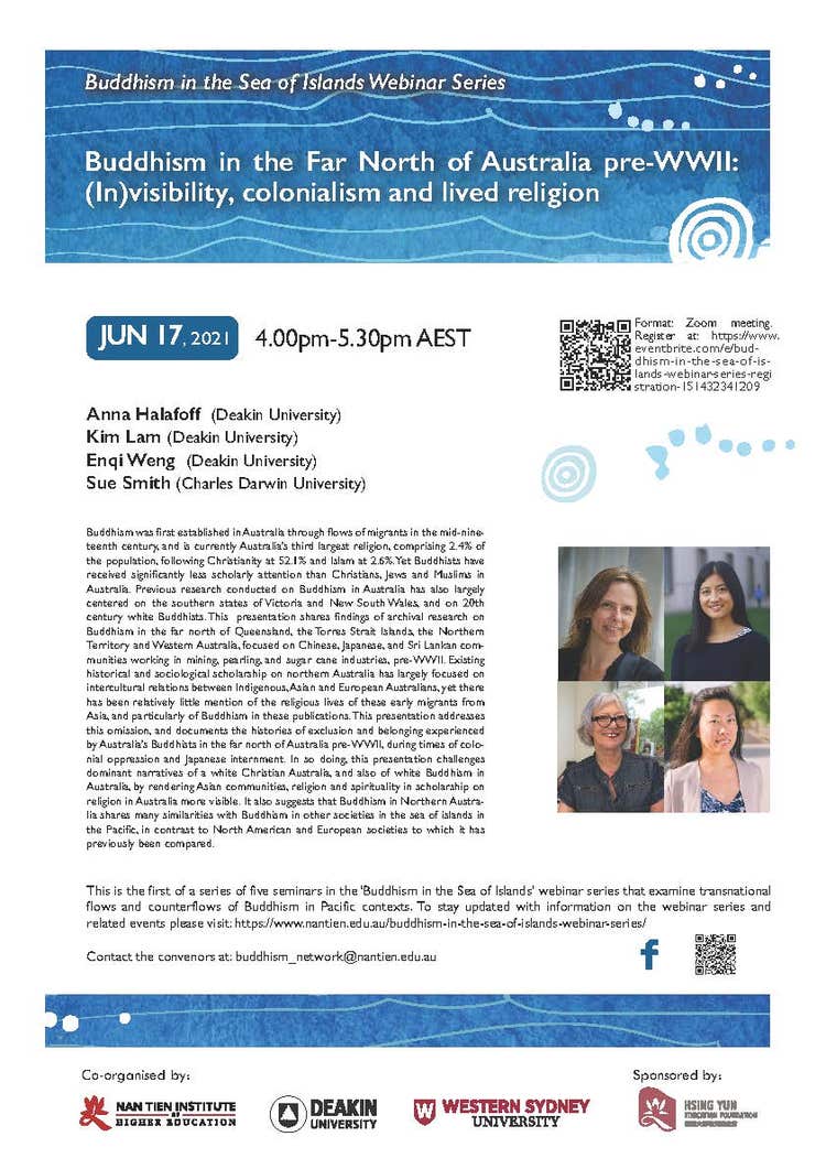 June Seminar Buddhism in the Sea of Islands