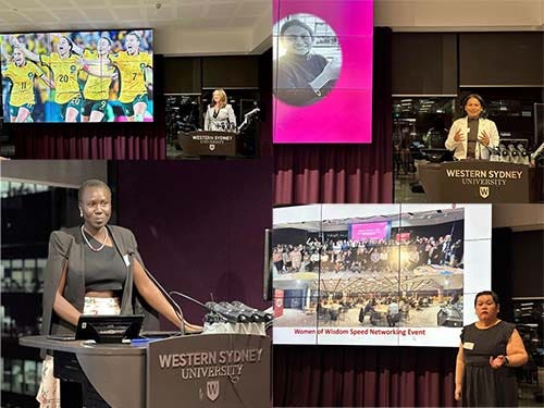 photos of 4 event speakers