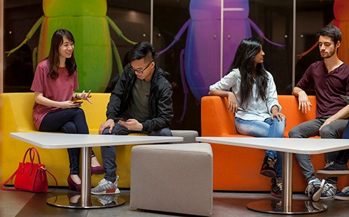 Inside the Parramatta Science building