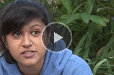 Student talking about Social Work