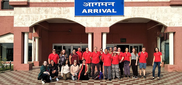 WSU Group at Lucknow Airport
