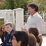 Lecturer and students