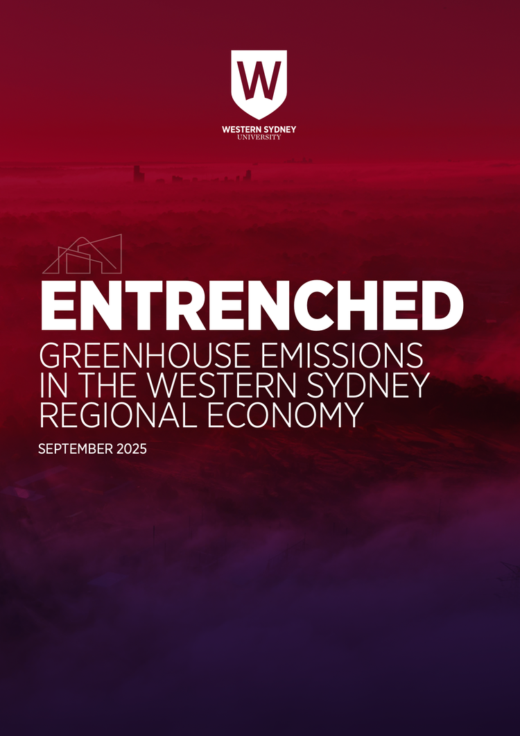 Greenhouse Emissions in the Western Sydney Regional Economy