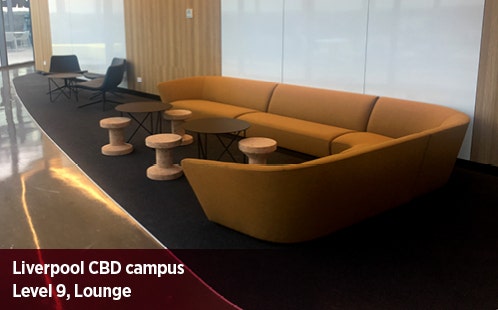 Liverpool CBD Campus, Level 9, Lounge