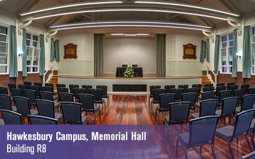 Hawkesbury Campus, Memorial Hall, Building R8