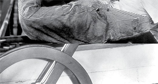 Let and torso, machine part