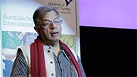 Girish Karnad at the State Library