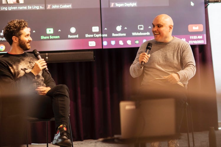 Ben Etherington and Graham Akhurst.